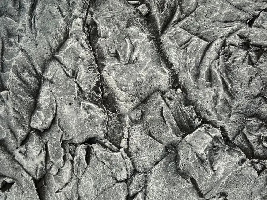 Designbeton-Muster Rustikaler Felsen