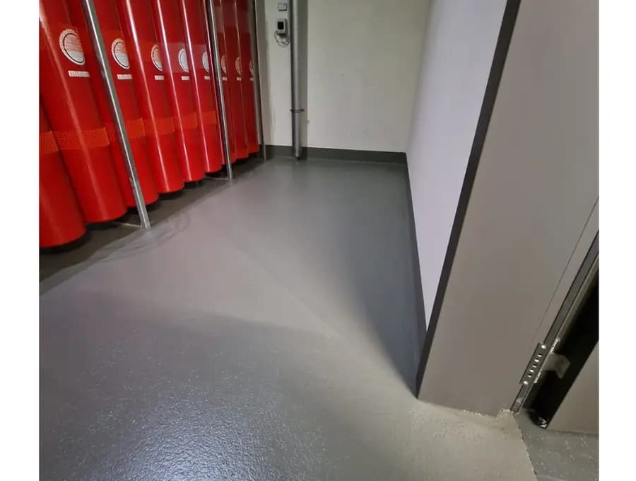 Beschichteter Maschinenraumboden
